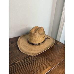 Toasted Brown Western Cowboy Hat Texas Gold Size Medium Size 7 1/4